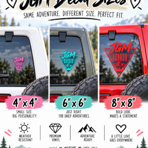 JGM Triangle Decal