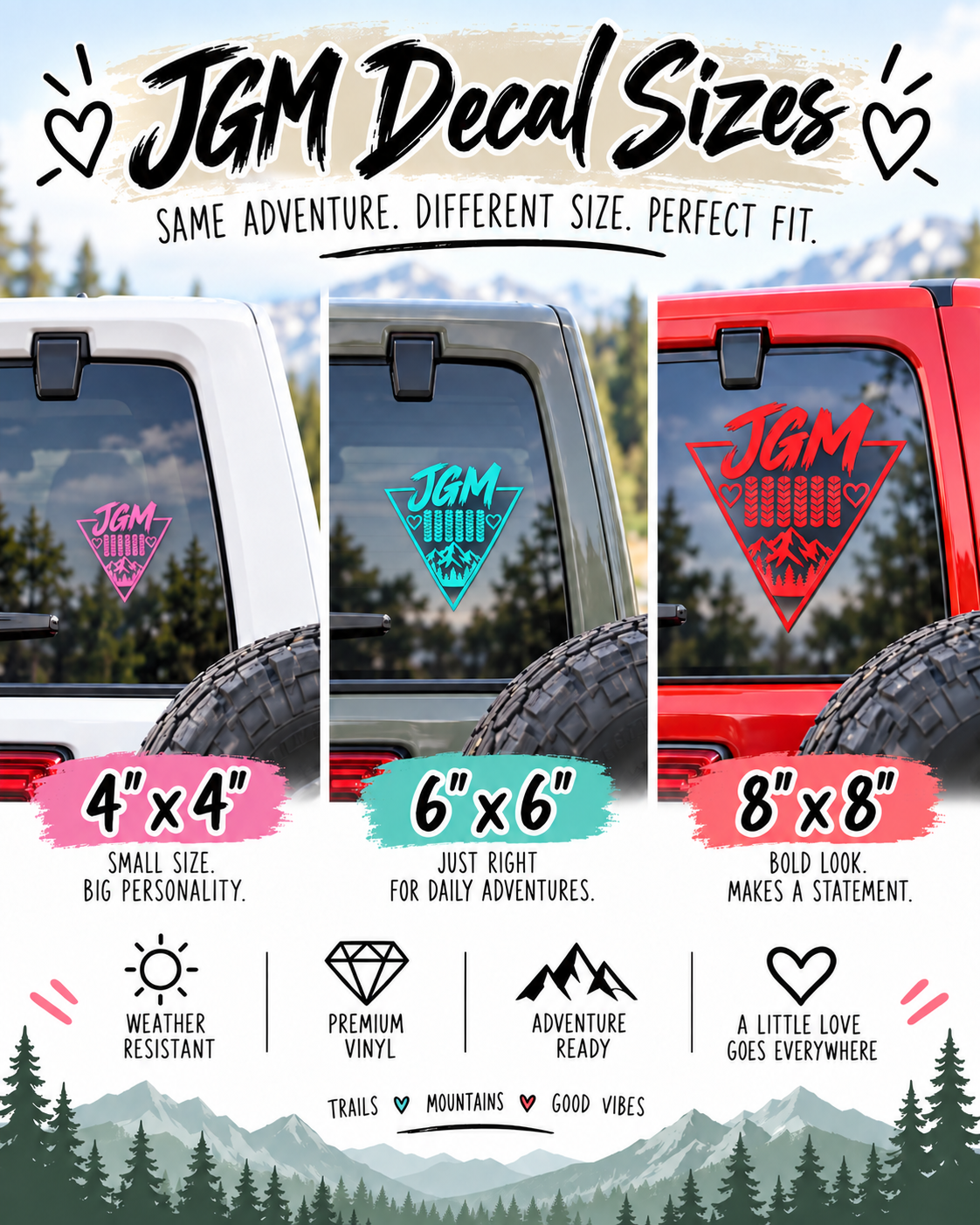 JGM Triangle Decal